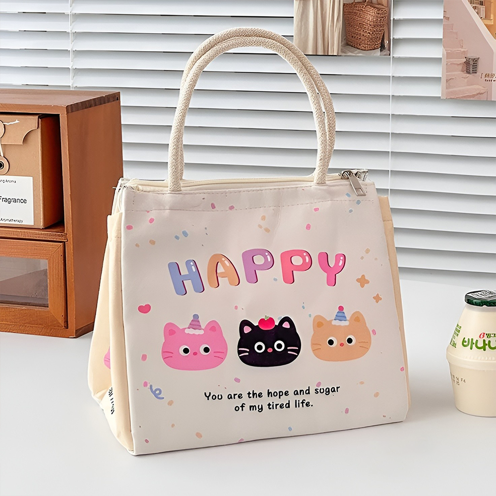 MB08099 Kawaii Cartoon Insulated Lunch Bag