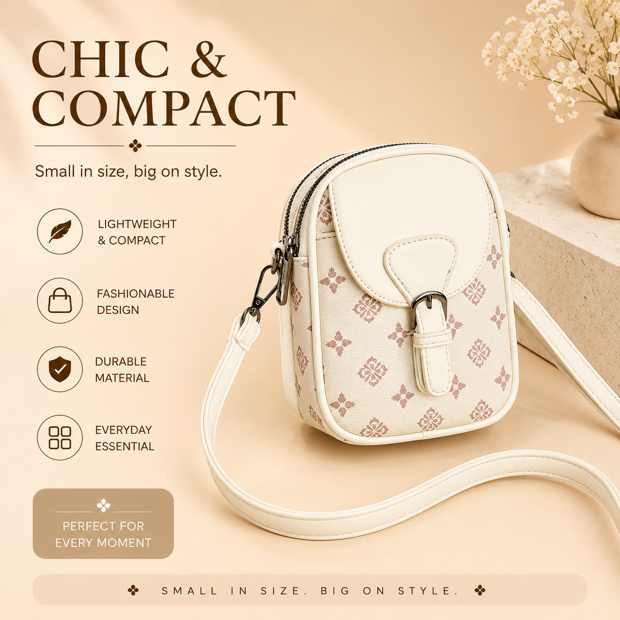 MB08175 Fashionable Women's Crossbody Bag