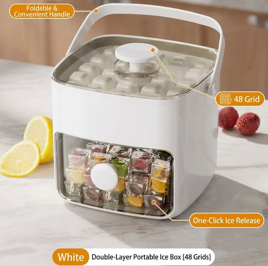 MH08588 Double Layer Ice Maker & Storage Box