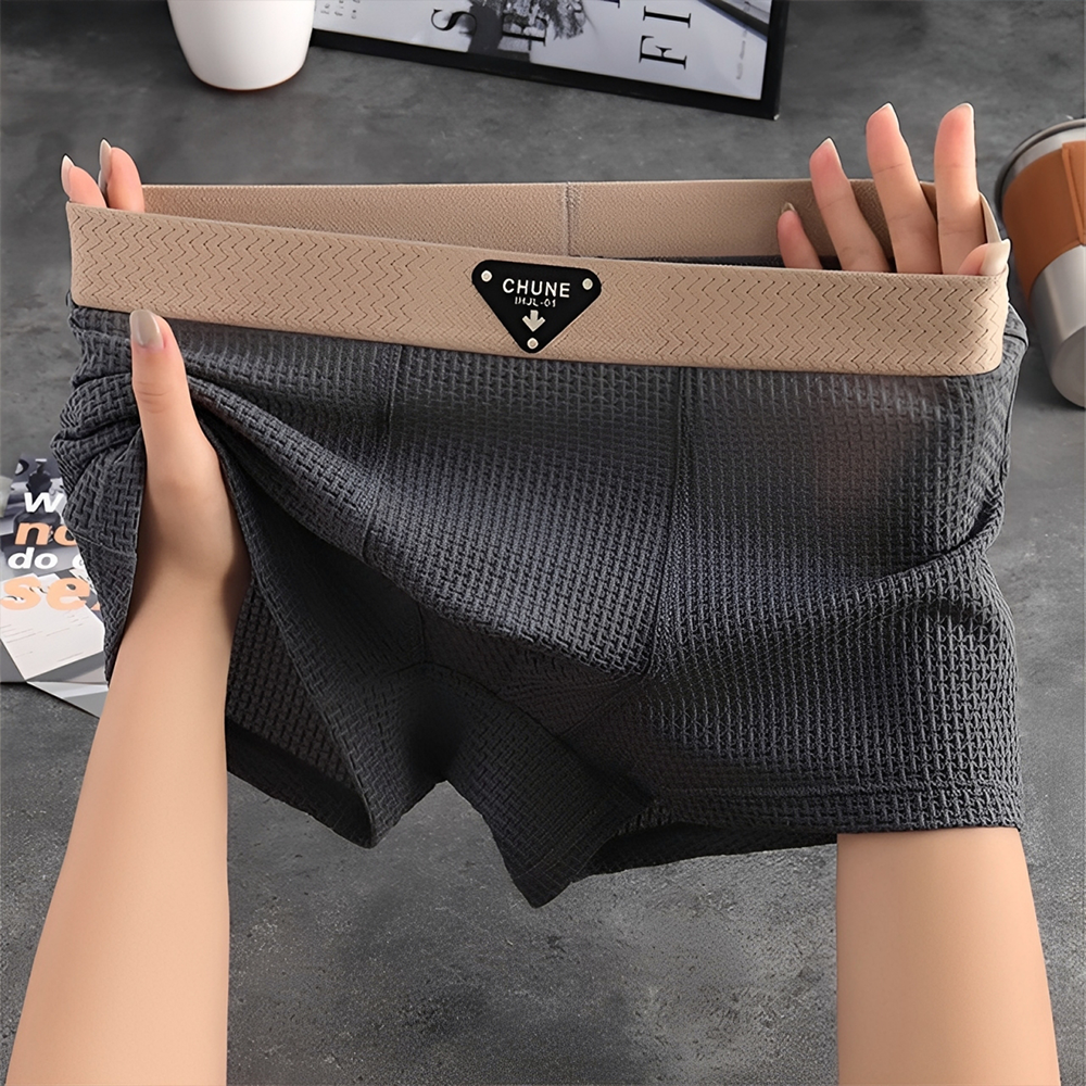 MF07950 Men's ice silk Boxers ( 3pcs )