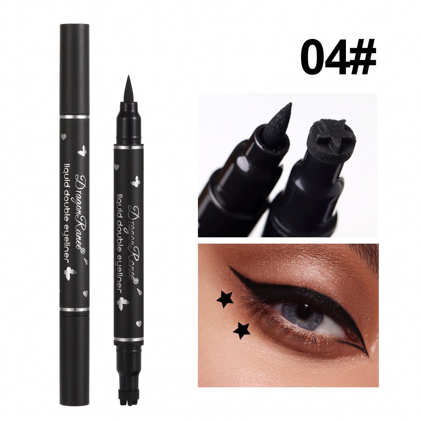 MC08281  2in1 Stamp Eyeliner 2pcs