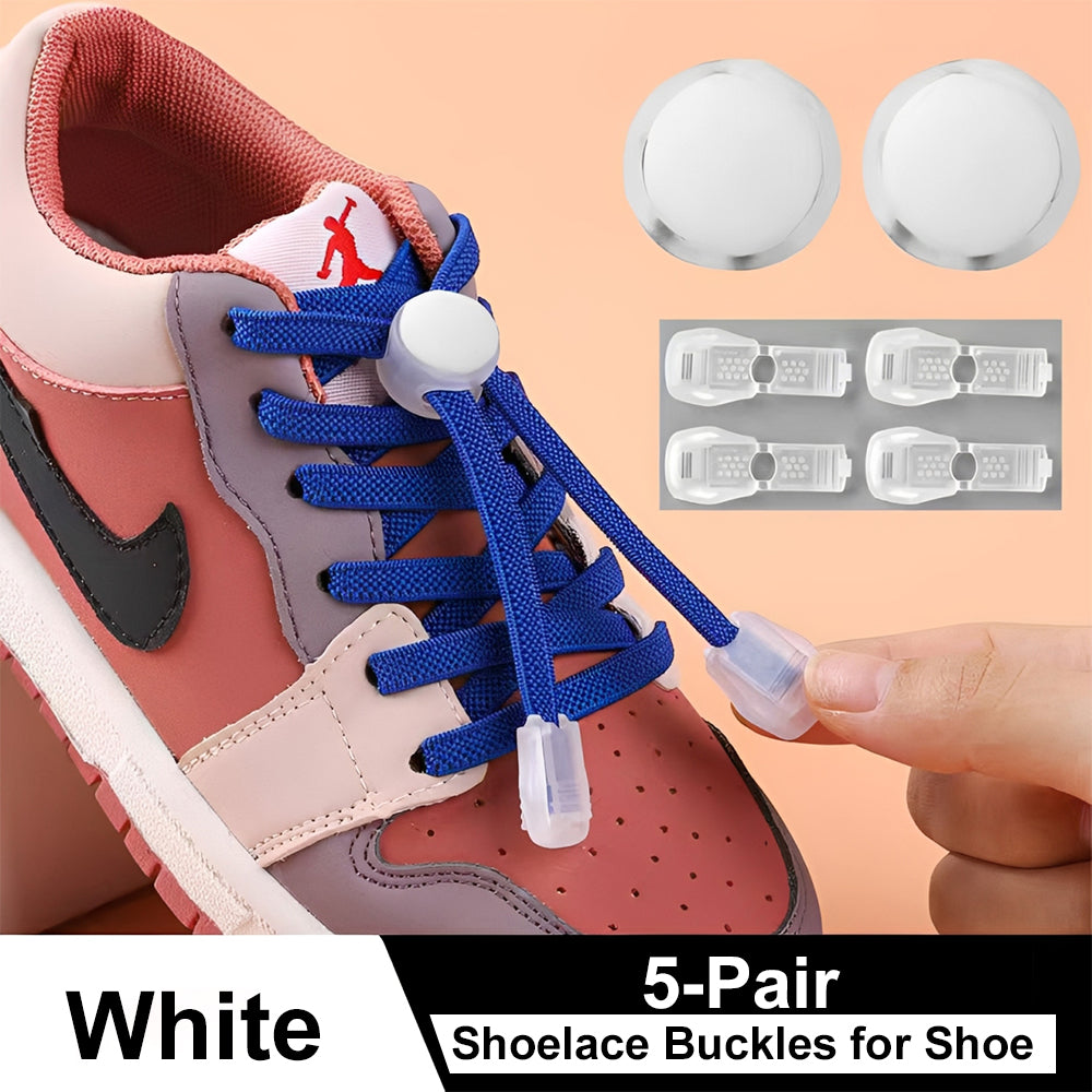 MF07835  5-Pair Shoelace Buckles For Shoe