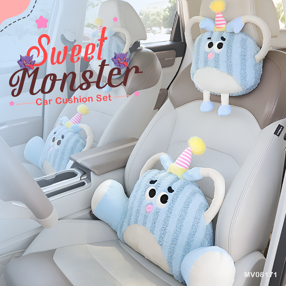 MV08171  Sweet Monster Car Cushion Set