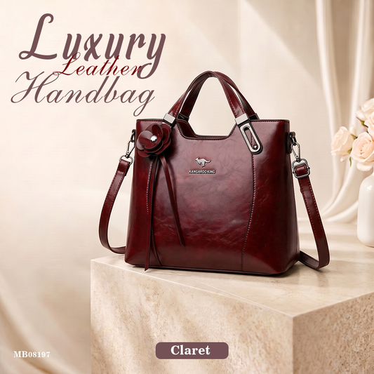 MB08197  Luxury Leather Handbag