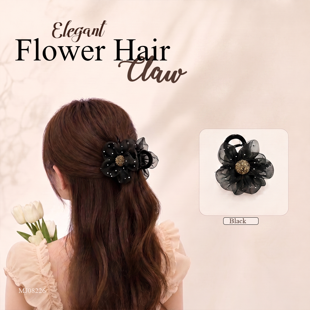 MJ08226 Elegant Flower Hair Claw