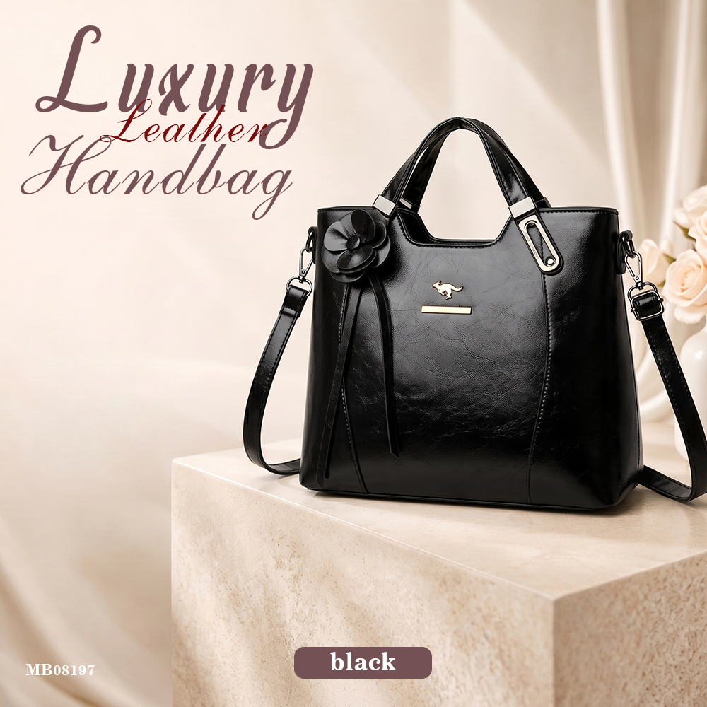 MB08197  Luxury Leather Handbag