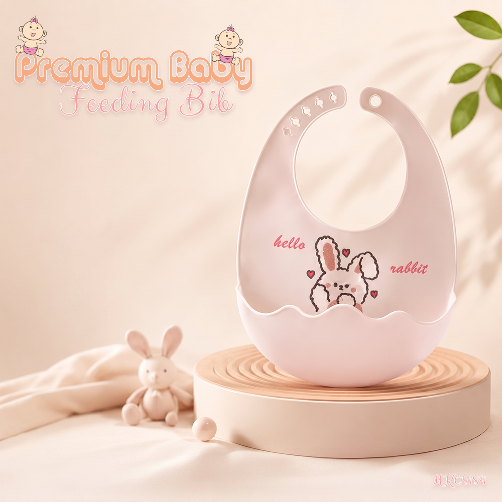 MK08184 Premium Baby Feeding Bib (2Pcs)