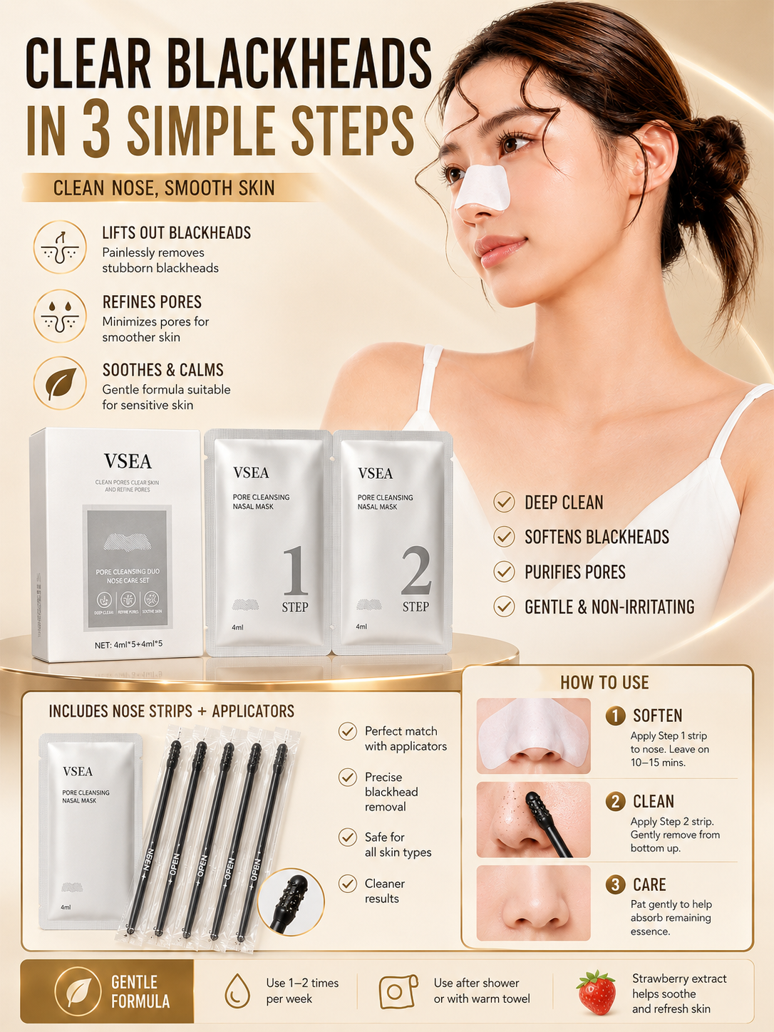 MC08174 Blackhead Removal Kit (2Pcs)