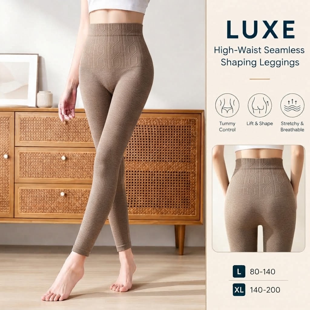 MF08545  Luxe High-Waist Seamless Shaping Leggings