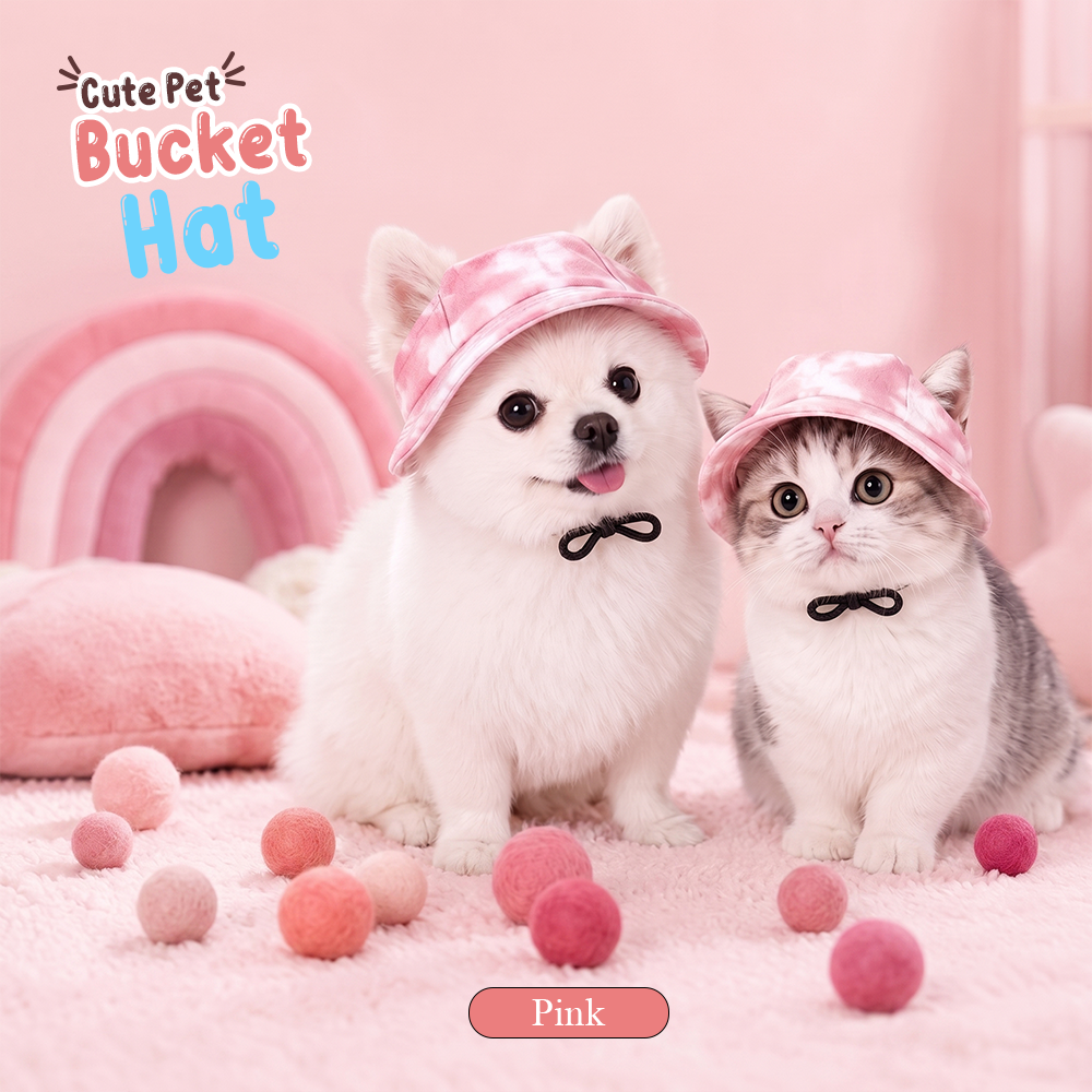 MP08234 Cute Pet Bucket Hat (2Pcs)