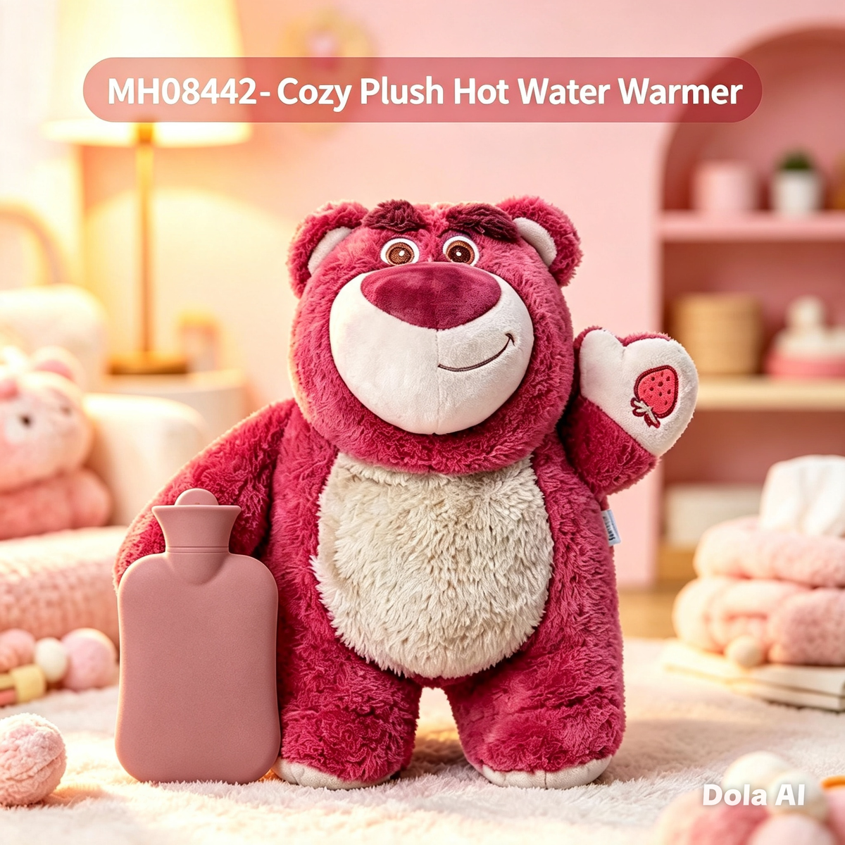 MH08442  Cozy Plush Hot Water Warmer