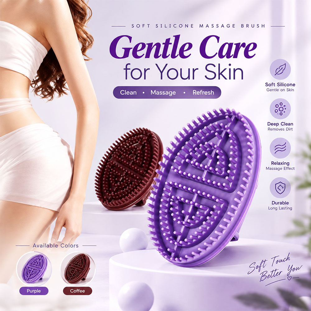 MC08467 Soft Silicone Massage Brush