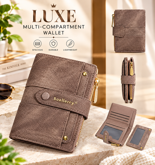 MB08497  Luxe Multi-Compartment Wallet