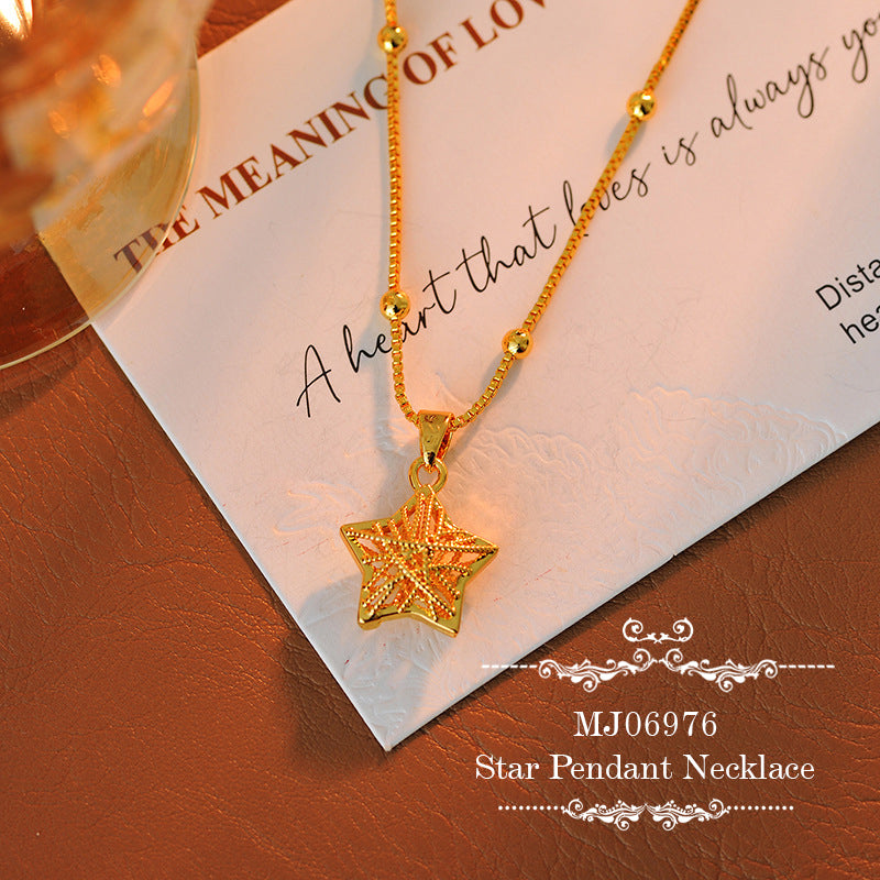MJ06976 Star Pendant Necklace
