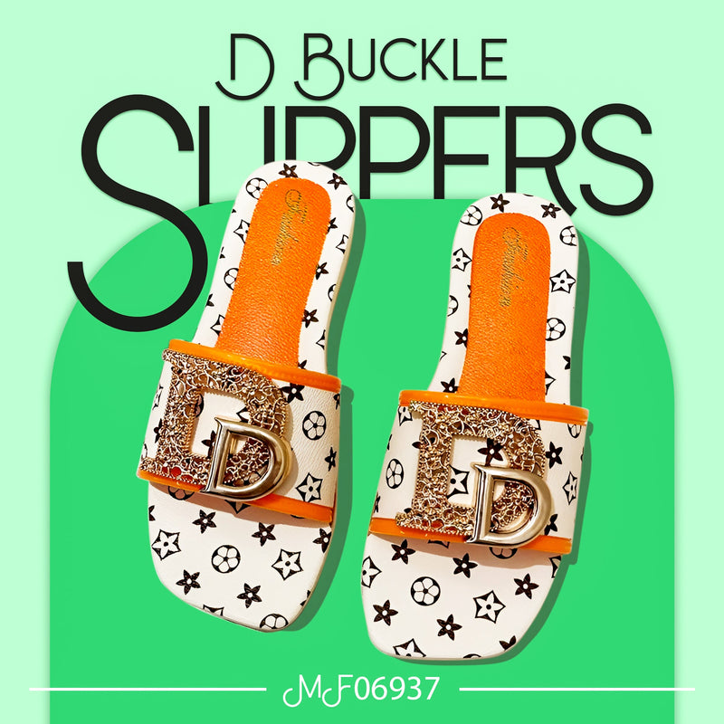 MF06937 D -Buckle Slippers
