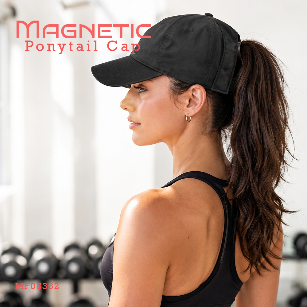 MF08362  Magnetic Ponytail Cap