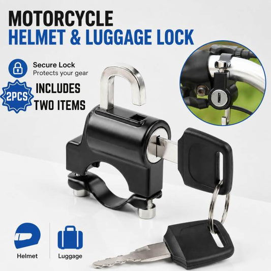 MV08547 Motorcycle Helmet & Luggage Lock (2pcs)