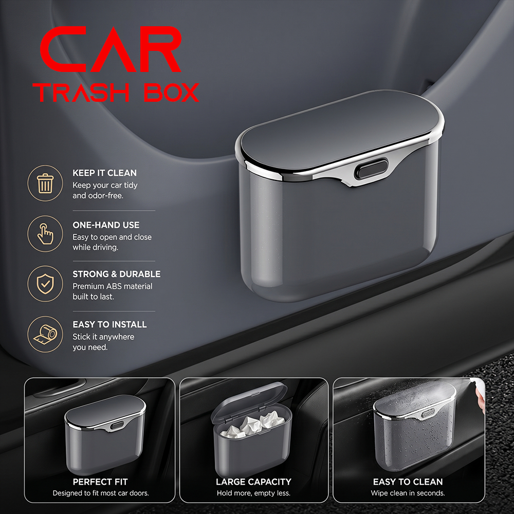 MV08360 Car Trash & Storage Box