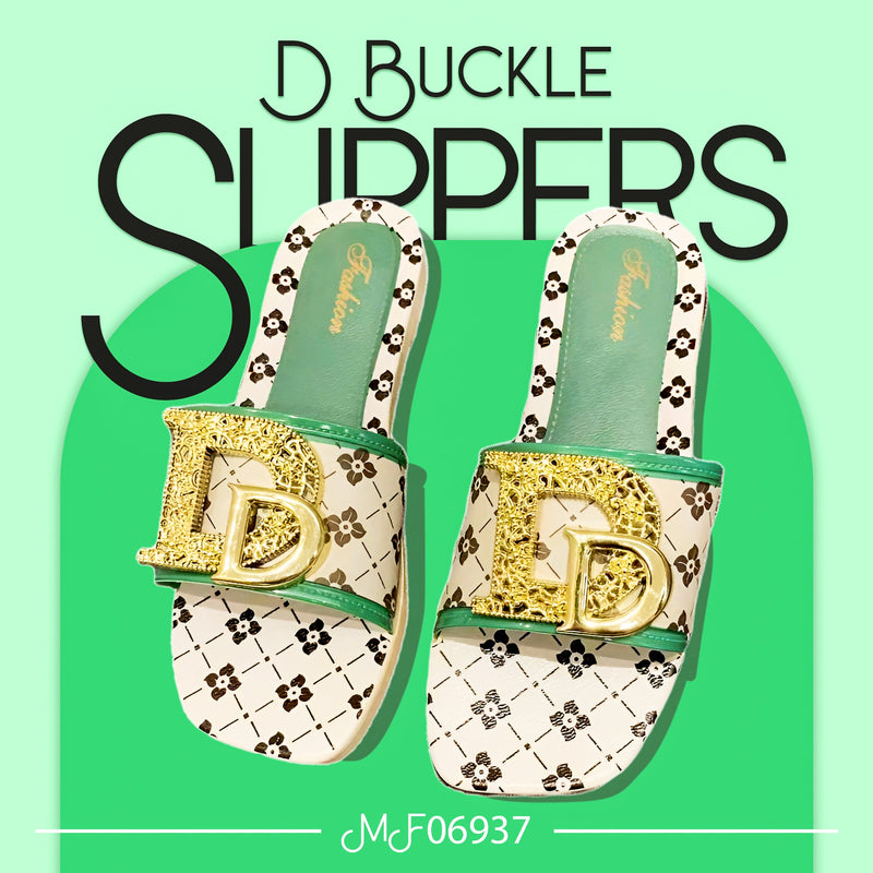 MF06937 D -Buckle Slippers