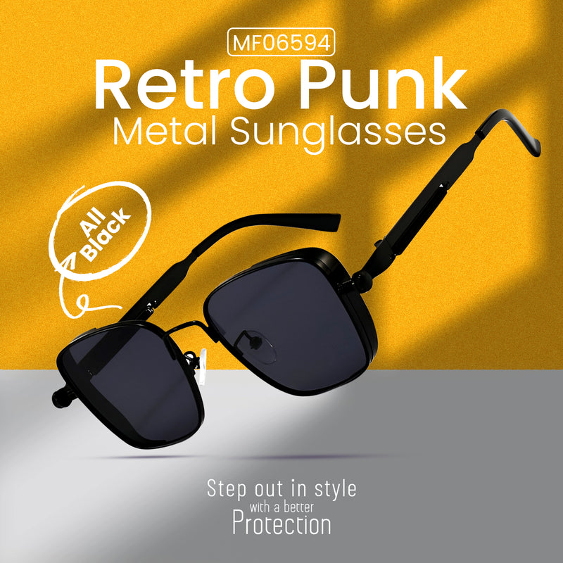 MF06594 Retro Punk Metal Sunglasses