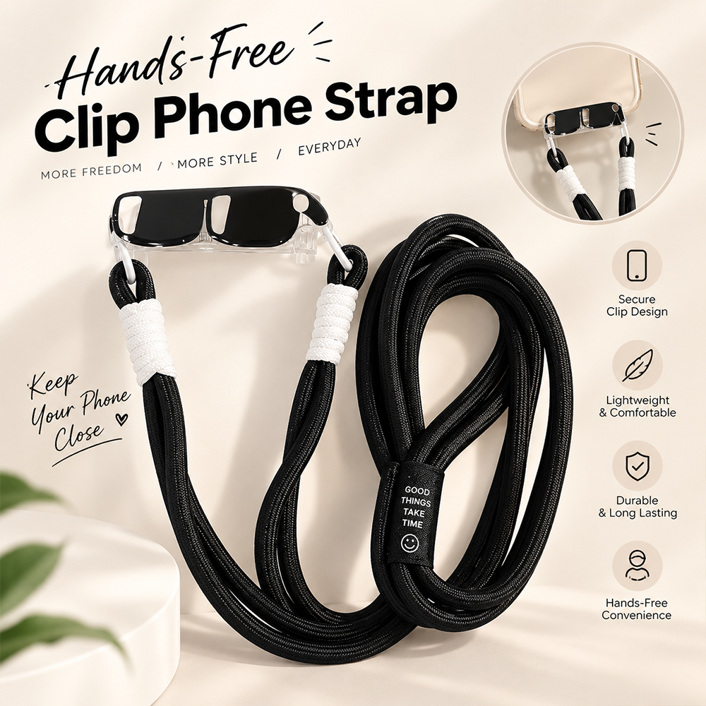 MM08436 Hands-Free Clip Phone Strap