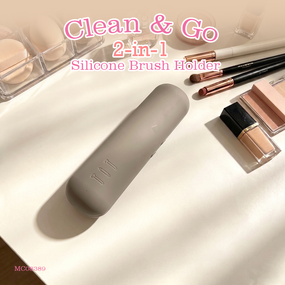 MC08389 2in1 Silicone Brush Holder (2Pcs)