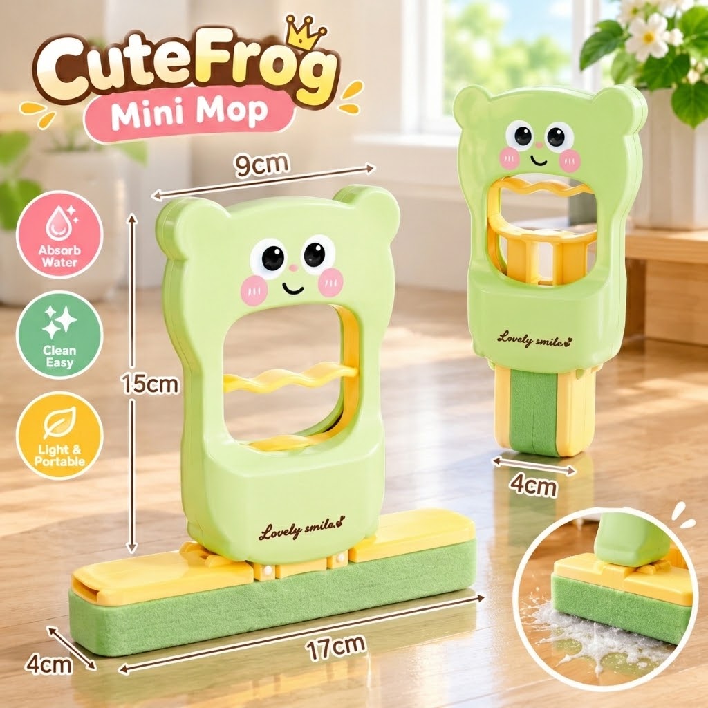 MH08655 CuteFrog Mini Mop