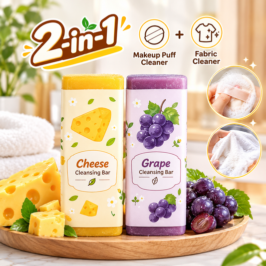 MH08572 2in1 Makeup Puff & Fabric Cleanser(2pcs)