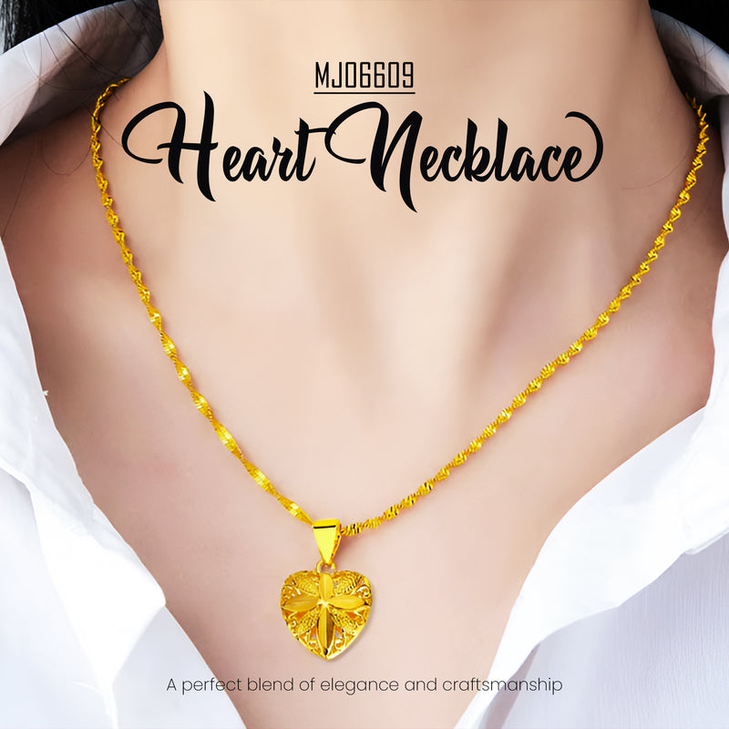 MJ06609  Heart Necklace