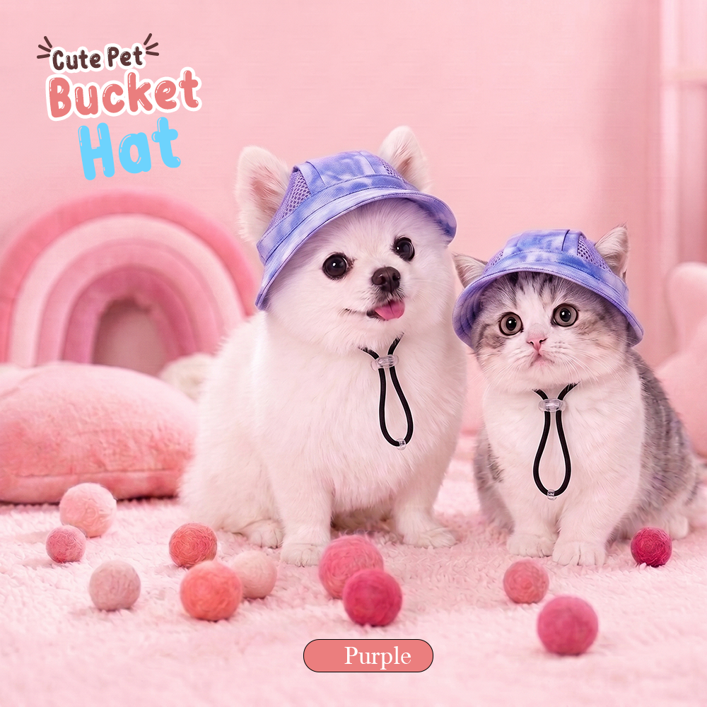MP08234 Cute Pet Bucket Hat (2Pcs)