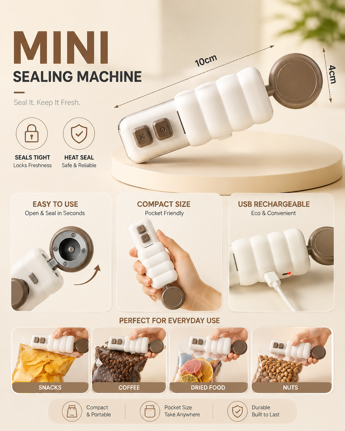MH08658 Mini Sealing Machine