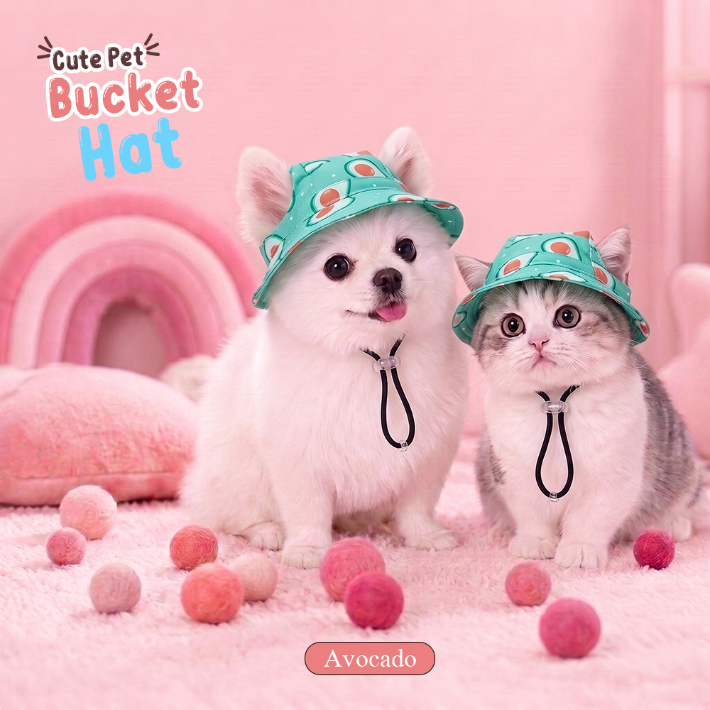 MP08234 Cute Pet Bucket Hat (2Pcs)