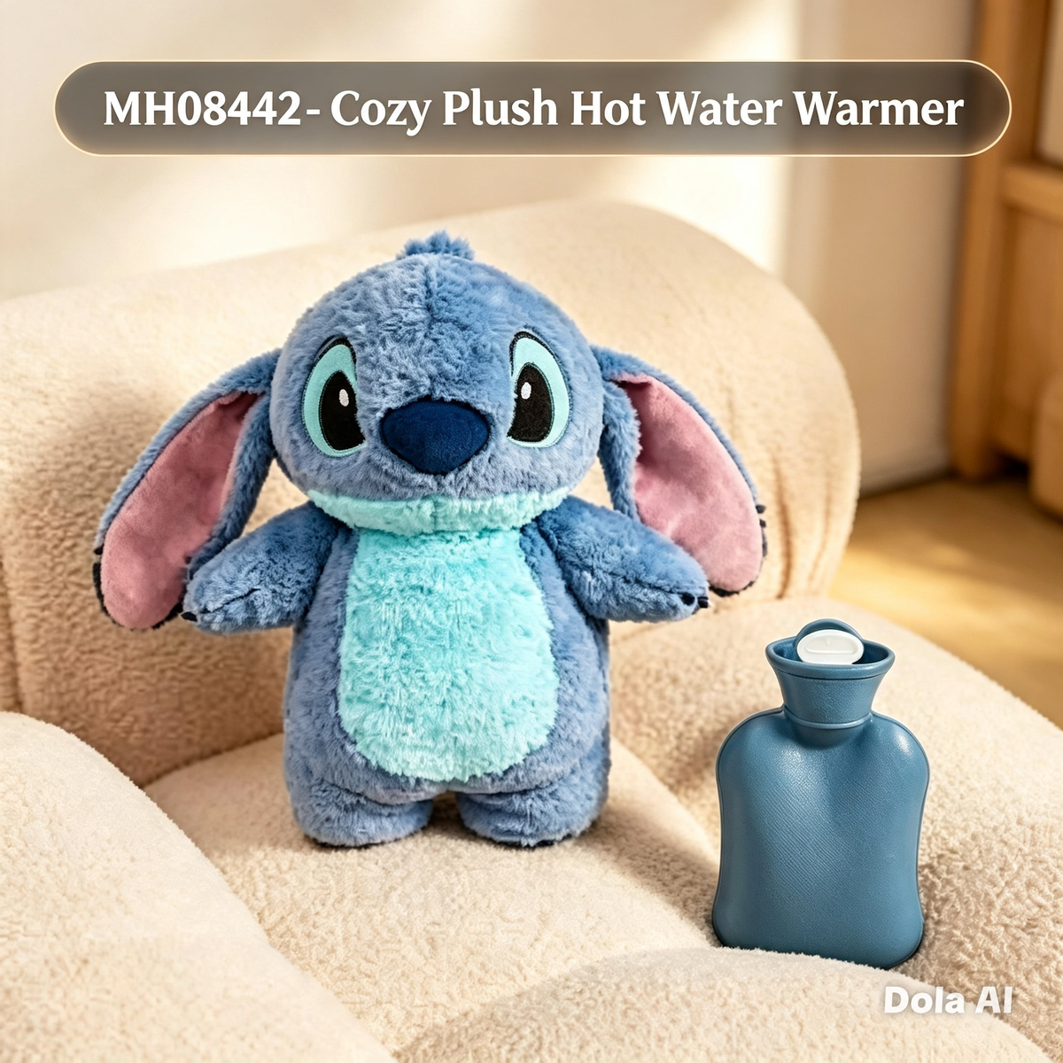 MH08442  Cozy Plush Hot Water Warmer