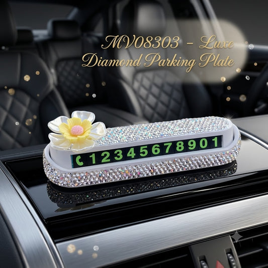 MV08303  Luxe Diamond Parking Plate