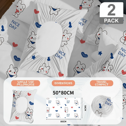 MH08119 Disposable Travel Pillowcases 4pcs