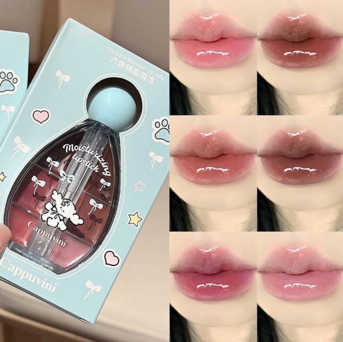 MC08554 6 Color Lip Jelly Palette