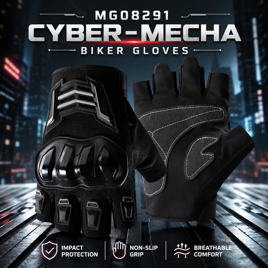 MG08291 Cyber-Mecha Biker Gloves