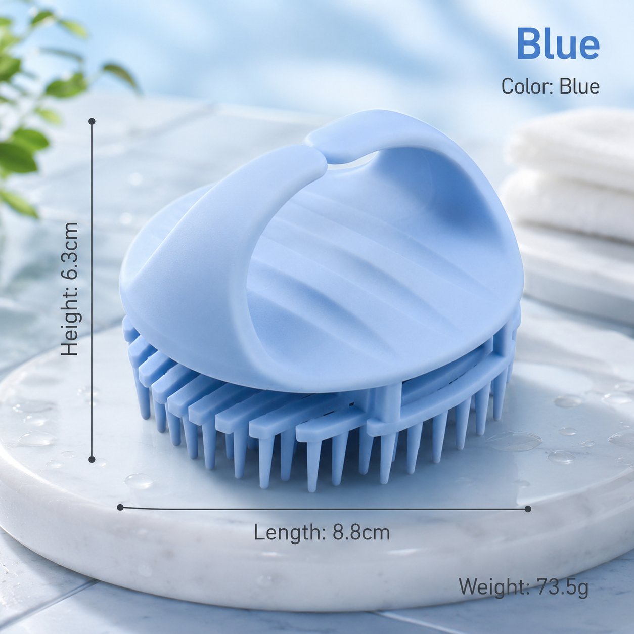 MC08293 Soft Silicone Hair Brush