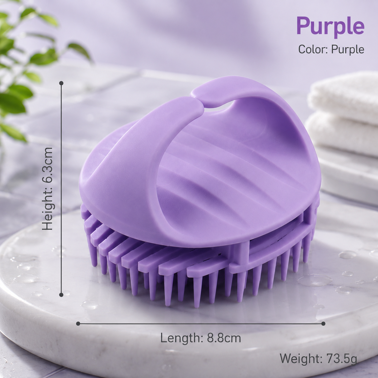 MC08293 Soft Silicone Hair Brush
