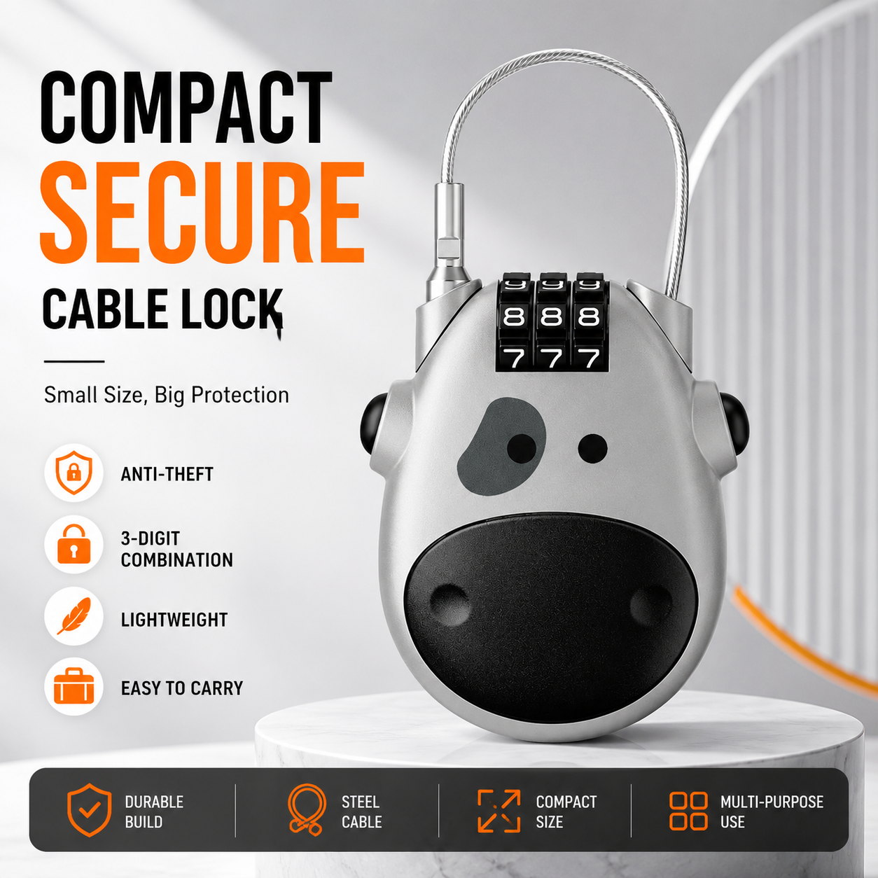 MG08296 Password Cable Lock