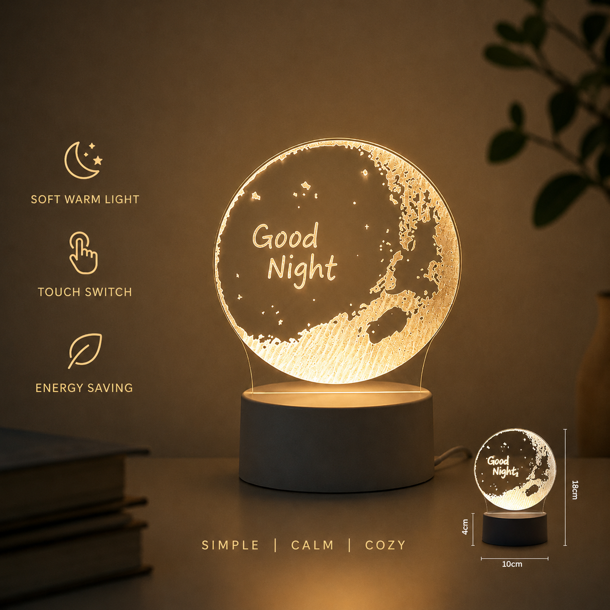 ME08198  3D Night Light