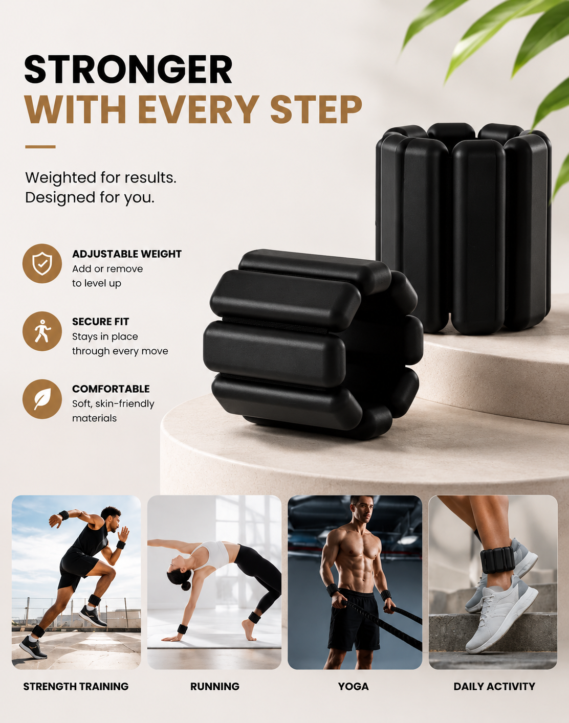 MS08163 Weighted Sports Bracelet