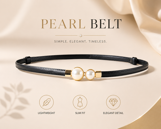 MF08164  Women's Thin Pearl Belt