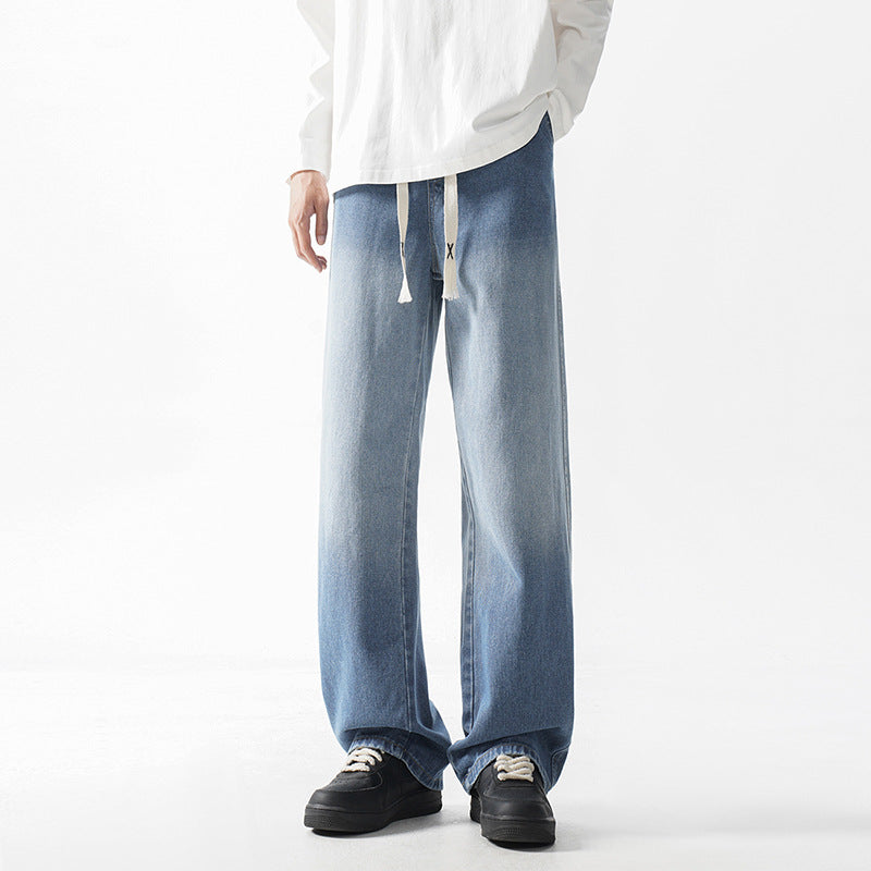 MF05936 Retro Style jeans-leg pants