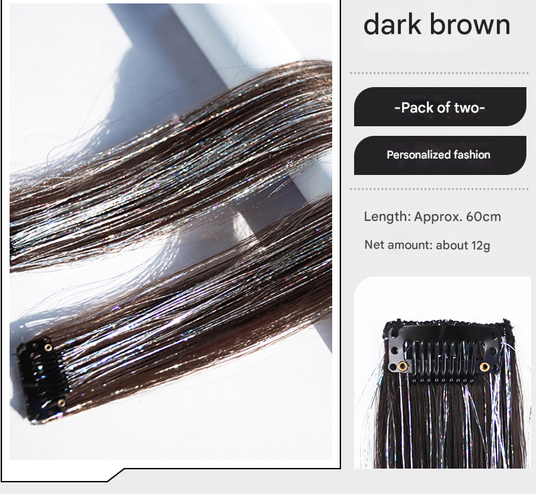 MJ06593  Laser Silk Hair Wig