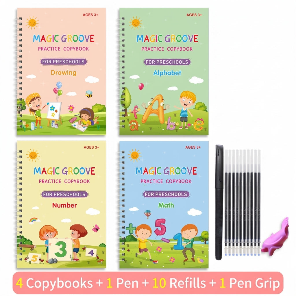 MK08648  Magic Groove Practice Copybook Set(1pair)