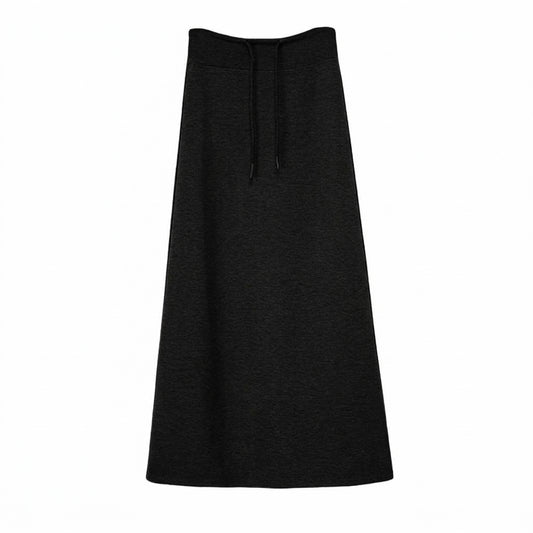 MF08624  Korean Style High Waist Midi Skirt