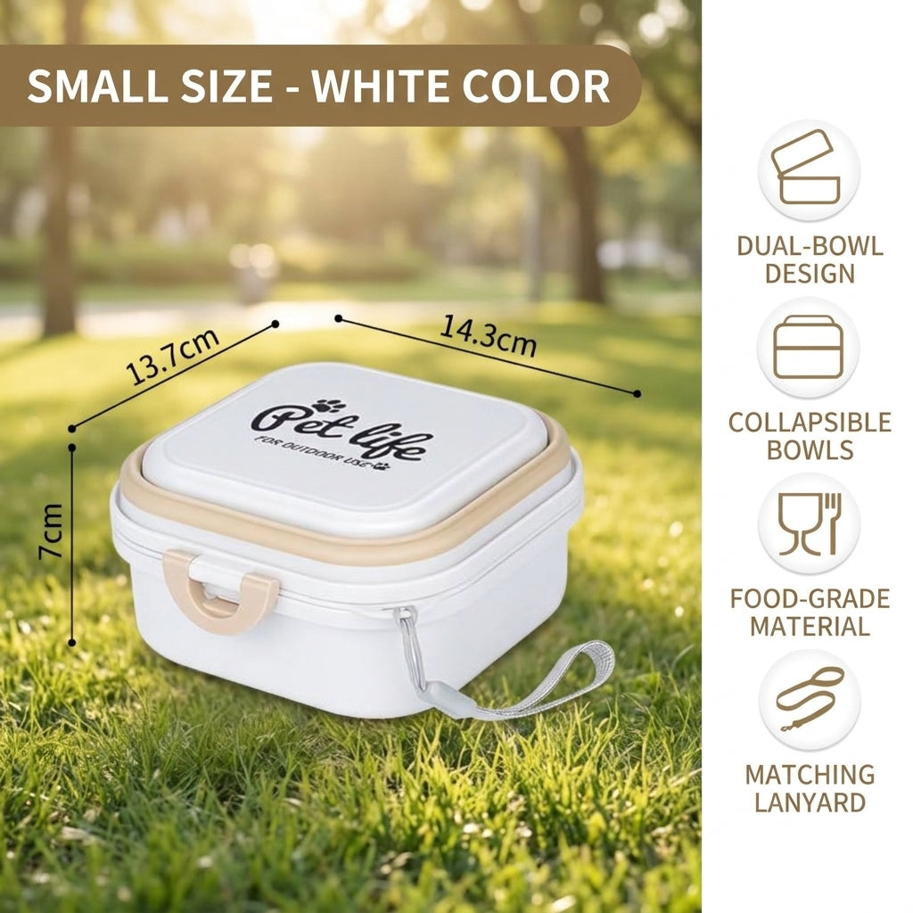 MP08660 Portable Dual Pet Bowl