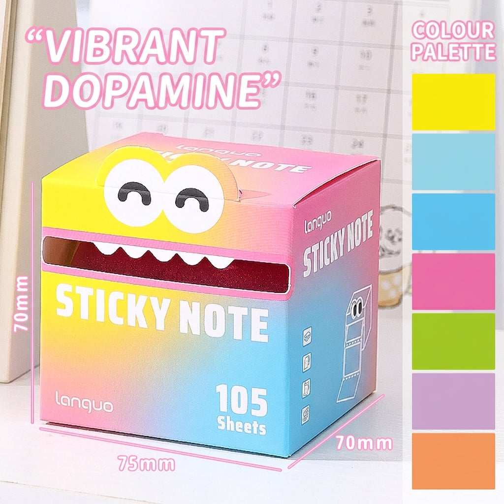 MO08400 Rainbow Sticky Note Roll