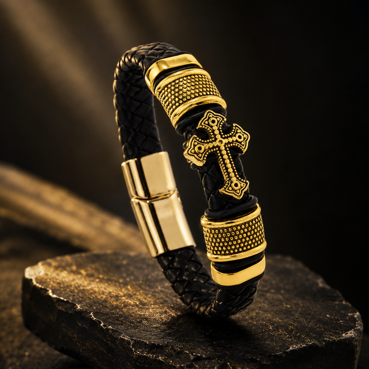 MJ08212 Vintage Cross Bracelet